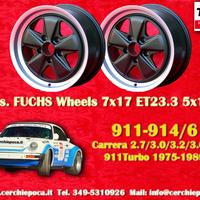 2 pz. cerchi Porsche Fuchs 7x17 ET23.3 911 -1989 9