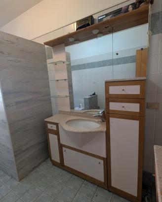 Mobile bagno completo di rubinetto Zucchetti
