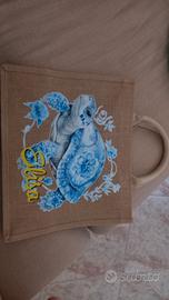 Borsa Mare in Juta personalizzata "Elisa"