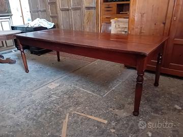 tavolo da fattoria in legno massello