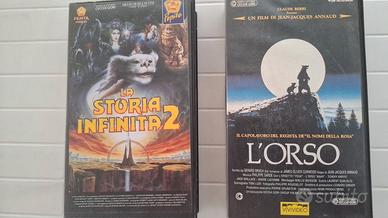 2 Videocassette VHS  VINTAGE da collezione 
