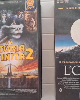 2 Videocassette VHS  VINTAGE da collezione 
