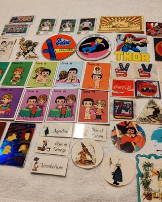 Adesivi da Collezione anni 1970/1980 Leggere
