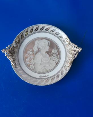 Piattino Vintage Damiani in Porcellana Limoges