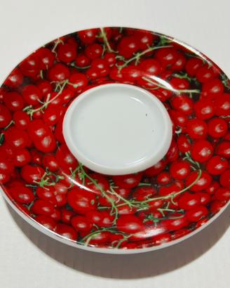 🍅 Piattino da Caffè – Fine Porcelain