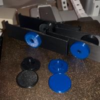 KIT PORTATARGA SGANCIO RAPIDO – COMPLETO (ANT+POS)