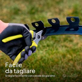 bordo aiuole 30 m plastica flessibile 5 cm chiodi