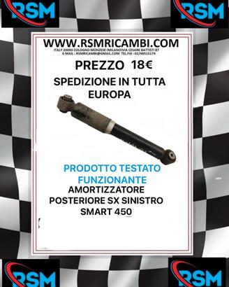 AMORTIZZATORE POSTERIORE SX SMART 450