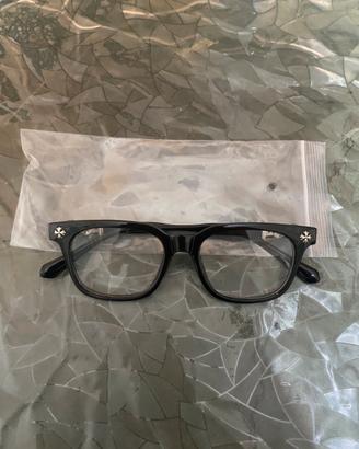 Occhiali Stile Chrome Hearts / Montatura Nera