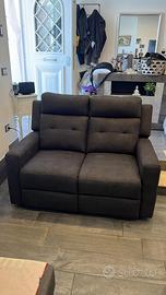 Divano recliner due posti elettrico