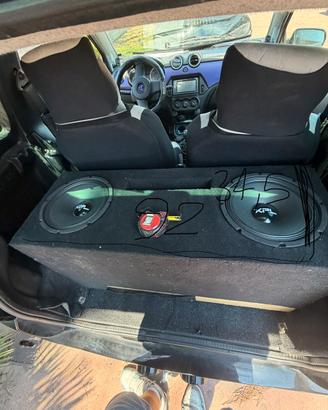 Box con due midowoofer xpl 25cm