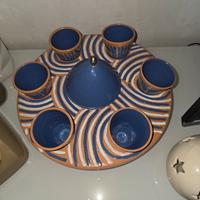  set decorativo in ceramica, 