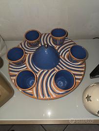  set decorativo in ceramica, 