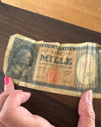 Mille Lire “Grande M” – Serie L.413 – Banca d’Ital