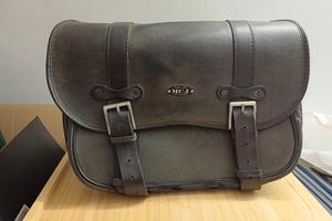 borsa laterale in pelle mcj harley davidson 883
