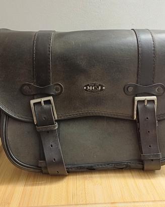 borsa laterale in pelle mcj harley davidson 883