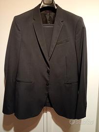 abito uomo grigio  benetton