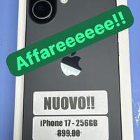 iPhone 17 da 256gb colore nero (NUOVO)