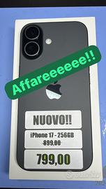iPhone 17 da 256gb colore nero (NUOVO)