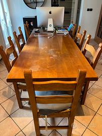 Tavolo fratino e 8 sedie