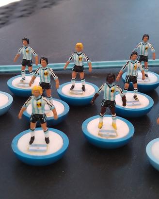 Squadra Subbuteo dipinta a mano