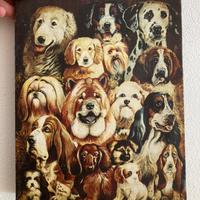 Quadro stampa con cani