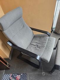 poltrona ikea senza poggiapiedi