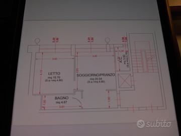Appartamento bilocale più servizi