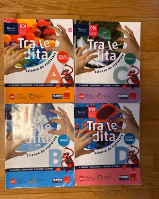 Libri scolastici scienze Tra le dita A+B+C+D
