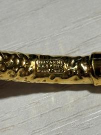 Bracciale rigido giovanni raspini “sand” argento