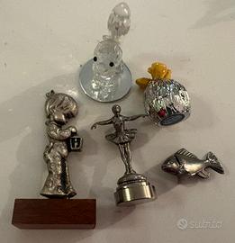 Lotto oggettini vintage prendi polvere