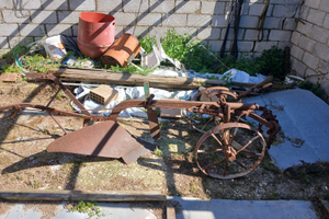 Aratro antico d'epoca