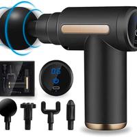 Pistola Massaggio Elettrico con Display LCD