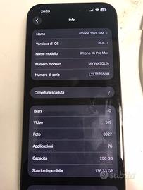 iphone 16 pro max 256gb