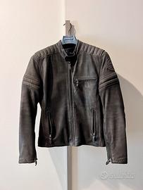Giubbotto moto Clover in pelle