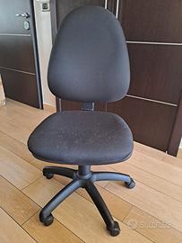 sedia ufficio o cameretta con rotelle