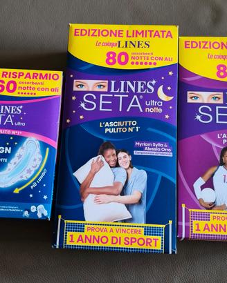 assorbenti Lines seta ultra 