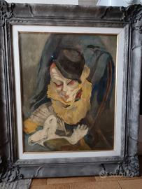 Clown con maschera di Aldo. CARPI