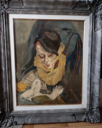 Clown con maschera di Aldo. CARPI