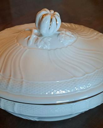 Zuppiera Richard Ginori filo oro modello Sanremo