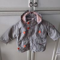 piumino bimbo con cappuccio  colore militare