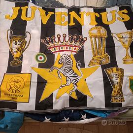 bandiera Juventus vintage anni 80