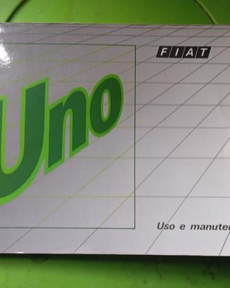 Libretto uso e manutenzione fiat uno 