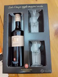 Grappa barrique 903 350 ml più 2 bicchieri nuova
