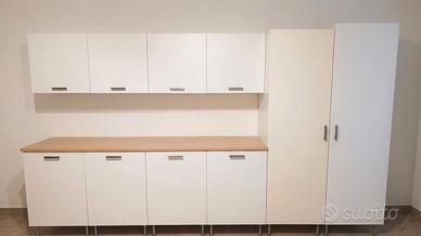Mobile IKEA METOD Bianco - Parete Attrezzata Compl