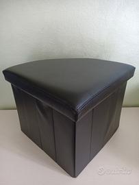 Pouf contenitore ad angolo