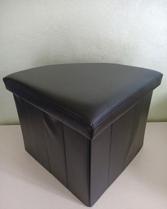 Pouf contenitore ad angolo