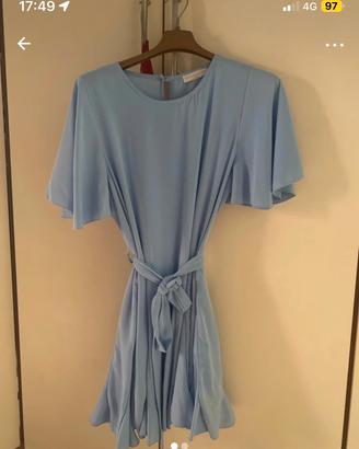 Vestito celeste taglia unica