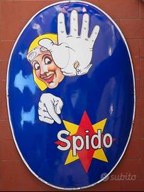 Insegna ovale spido olio