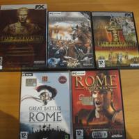 Videogiochi per PC strategici romani E non